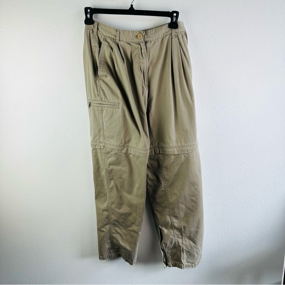 Exofficio Khaki Convertible Zip‎ Off Hiking Pants Women’s Size 14